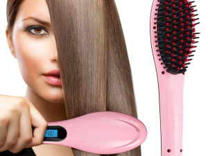 Pegla za kosu žene Četka ravnanje kose  LCD ekran