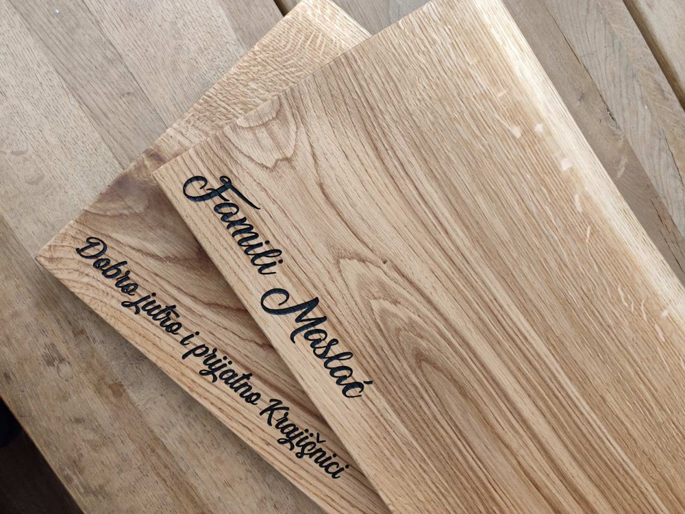 Daske za rezanje  mesa- novi modeli - gravura po zelji