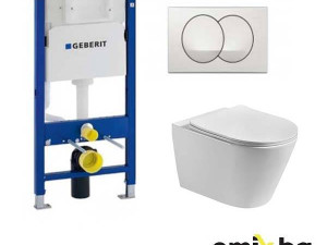 Vodokotlić Geberit+wc šolja+soft close daska Ceramoon