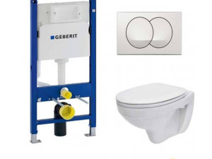 Vodokotlić ugradbeni Geberit+wc šolja+daska