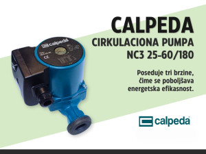 Cirkulaciona Pumpa Calpeda NC3 25-60/180