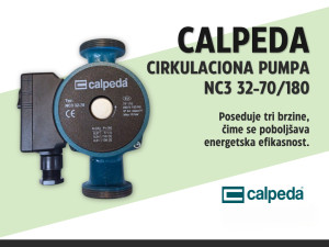 Cirkulaciona Pumpa Calpeda NC3 32-70/180