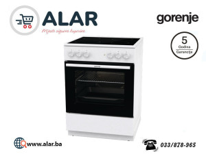 GORENJE šporet staklokeramički štednjak 60 cm GEC6A11WG