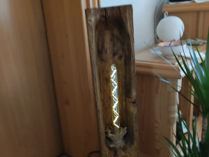Retro podna lampa 80 x 13 x 13 cm