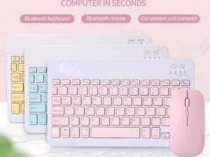 SET BEŽIČNA TASTATURA I MIS USB BLUETOOTH RAČUNAR TABLET TELEFON