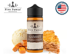 Five Pawns Gambit 30ml 0mg Jabuka Karamela Vanila