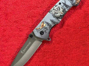 Cakija noz vuk WOLF browning fa18-1 lovački noz preklopni noz lov