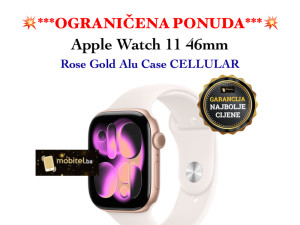 Apple Watch Series 11 46mm Rose Gold Alu LB Sport Band CELL