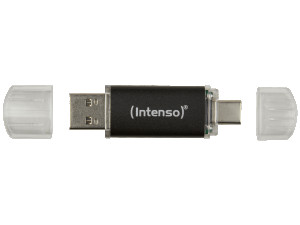 USB Flash drive 32GB, USB 3.2, USB-C, USB-A, Twist Line