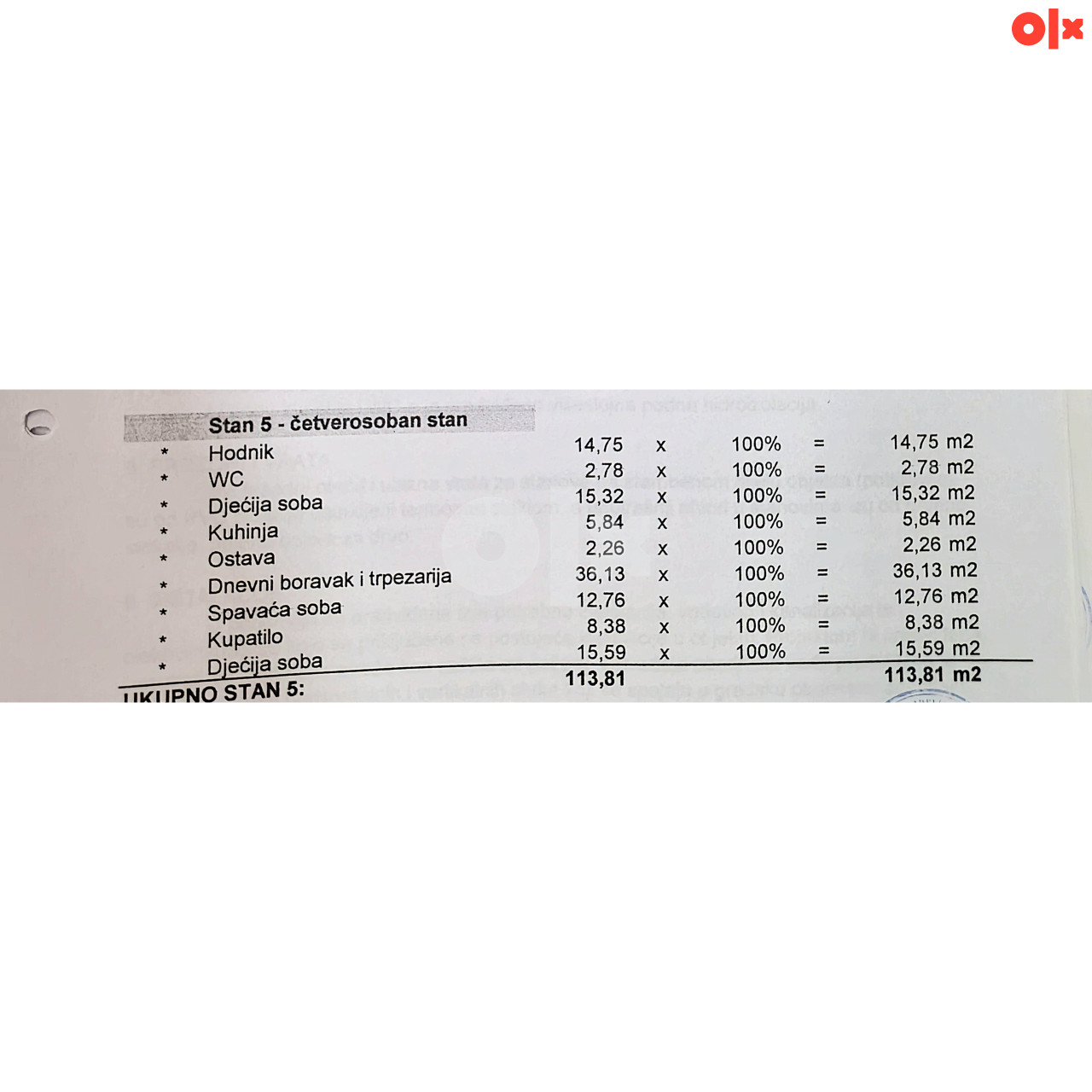 Stan Gradačac 113.81m2 i 55.67m2 3