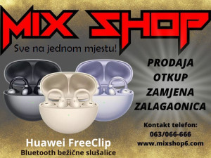 HUAWEI FreeClip Bežične TWS Wireless Bluetooth EarBuds WiFi honor