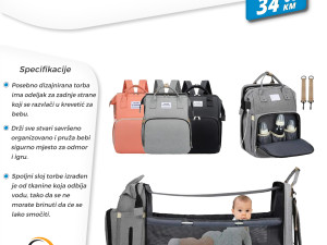 2u1 RUKSAK SA PRESVLACENJE