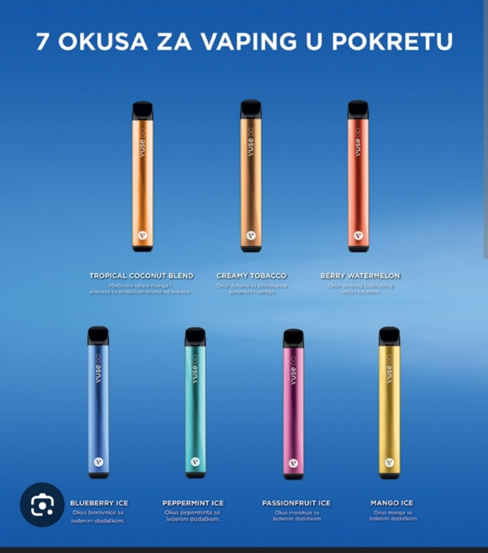 NOVI VUSE GO BOX, VUSE GO PEN 1000, VUSE GO 700, VELO - Elektrine cigarete  - OLX.ba