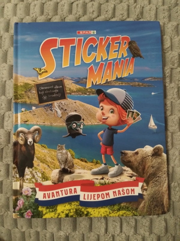 SPAR Stickermania 2024 - Album plus komplet set slicica 1-200