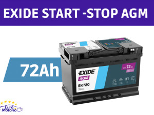 AKUMULATOR EXIDE 72Ah START-STOP AGM !! BESPLATNA DOSTAVA !!