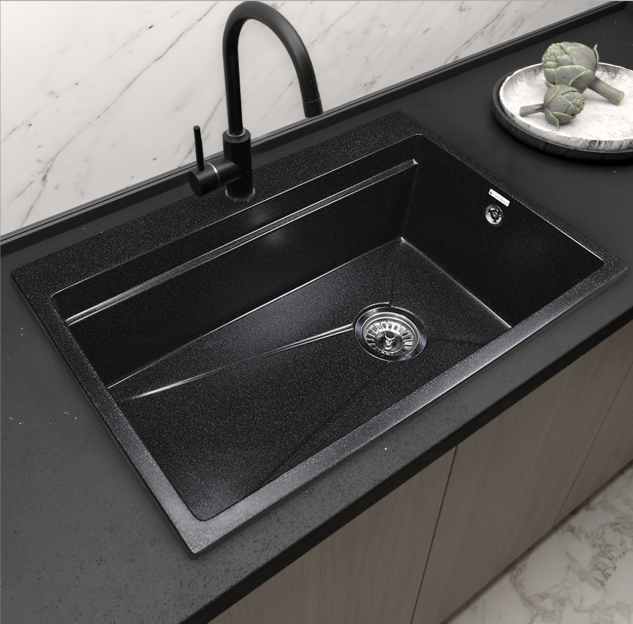 Granitni sudoper Real Stone 68x46x21cm SNIZENO