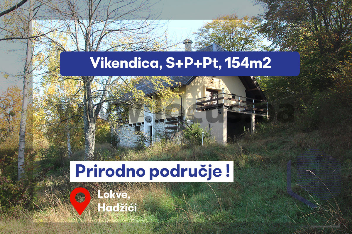 LOCUS: Vikendica na parceli 4.367m2, Lokve, Hadžići