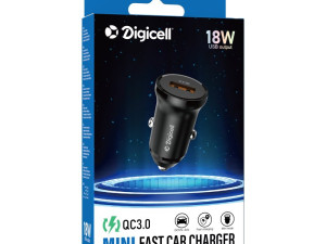Digicell Single Port QC3.0 Car Charger