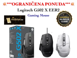 Gaming Mouse miš Logitech G502 X EER2 optički crni / bijeli
