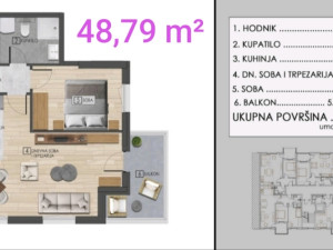 PREMIJERNO U PONUDI - Stanovi od 45 m2 do 78 m2 Prijedor-Urije photo 4
