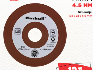 EINHELL Brusna Ploča 4.5 mm
