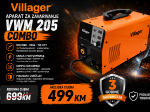Villager Aparat za zavarivanje VWM 205 COMBO