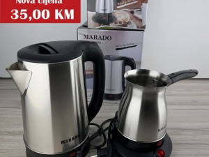 Kuhalo za vodu Inox 2.3L + Elektricna dzezva AKCIJA