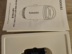 Auto brzi adapter Toocki PD + USB 33w