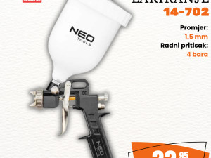 NEO TOOLS Pištolj Za Lakiranje 14-702