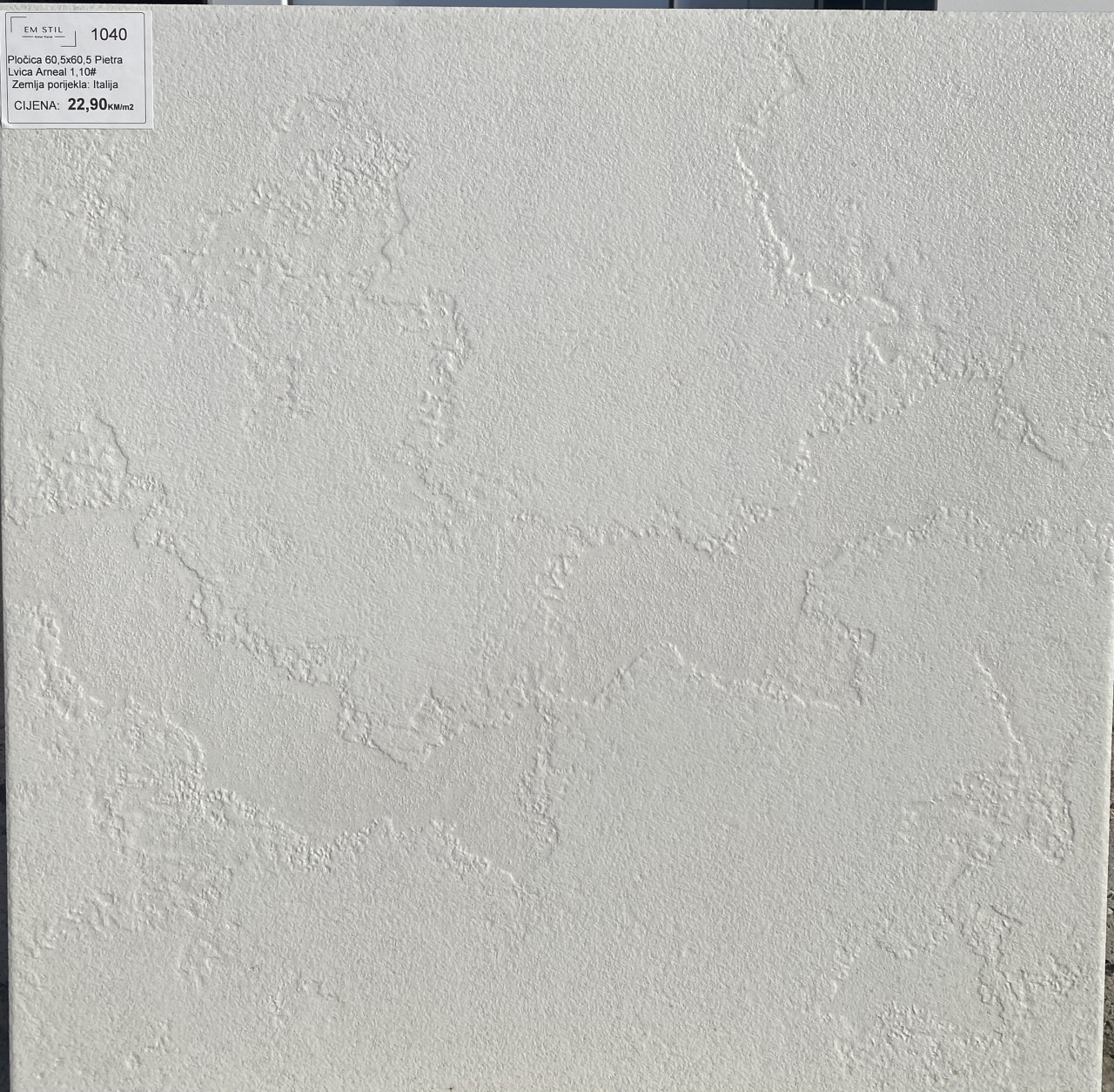 Plocice 60x60 bijele gress