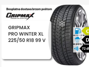 225/50 R 18 99V XL GRIPMAX PRO WINTER