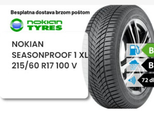 215/60 R 17 100V XL NOKIAN SEASONPROF 1