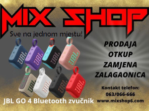 JBL GO 4 PRENOSIVI BEŽIČNI ZVUČNIK *NOVO**GARANCIJA* GO4