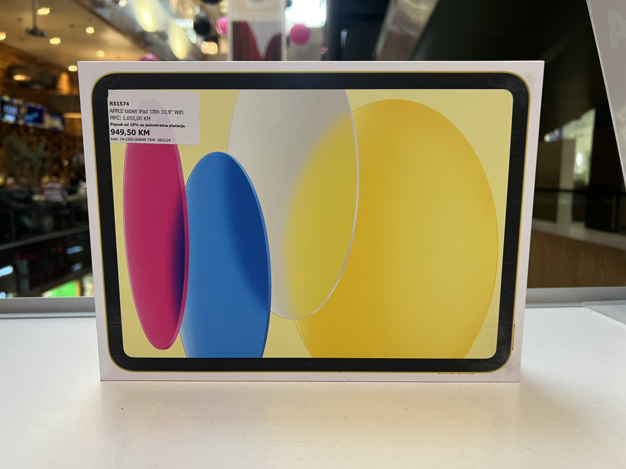 Ipad 10th 10.9"WiFi*24mj.garancija*Black Friday*