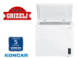 ZAMRZIVAČ ZAMRZIVAČI ŠKRINJA 200L LV198BM KONČAR