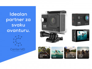 4K akciona sportska kamera 16 mp