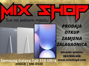 GALAXY TAB S10 ULTRA 14.6" 256GB +S-PEN Garancija Zamjena SM-X920