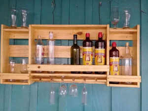 Polica za vino piće čaše stalaza za vino piće čaše police stalaze