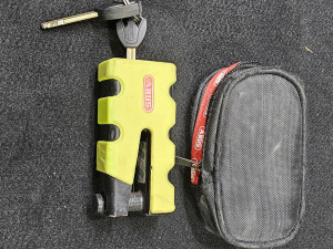 BMW GS ABUS DISK LOCK CLASS 18 !!!