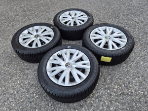 Celicne felge 16 5x112 Golf 6 7 Touran Caddy sa ratkapama i zimsk