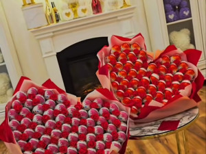 POKLON XL kinder heart buket od kinder jaja pokloni