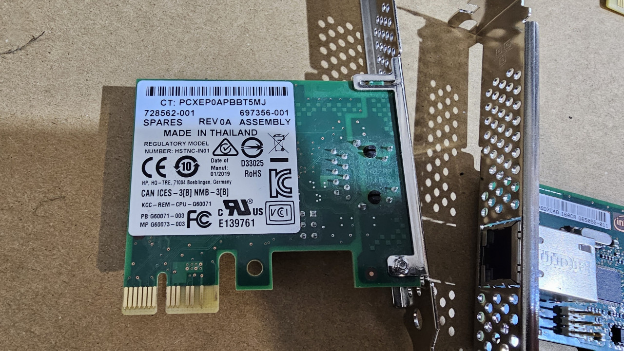 MREZNA KARTICA INTEL Gigabit PCI Express Network Card