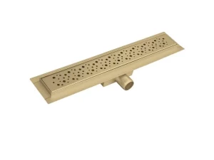 Tuš kanalica inox 60cm brušeno zlato AquaLux