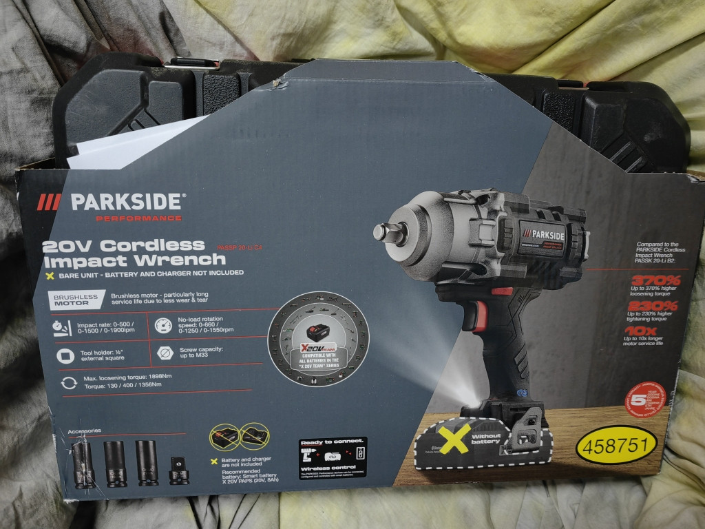 Parkside Udarni odvijac 1356 NM PASSP 20 V
