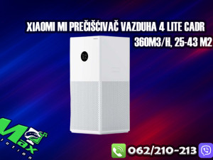 Xiaomi Mi prečišćivač vazduha 4 Lite CADR 360m3/h, 25-43 m2