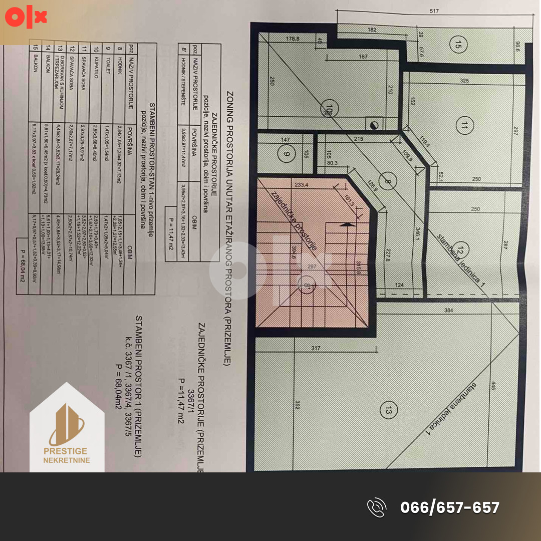 Stan 68m2 - Centar/Visoko - JEDINSTVENA PONUDA 2