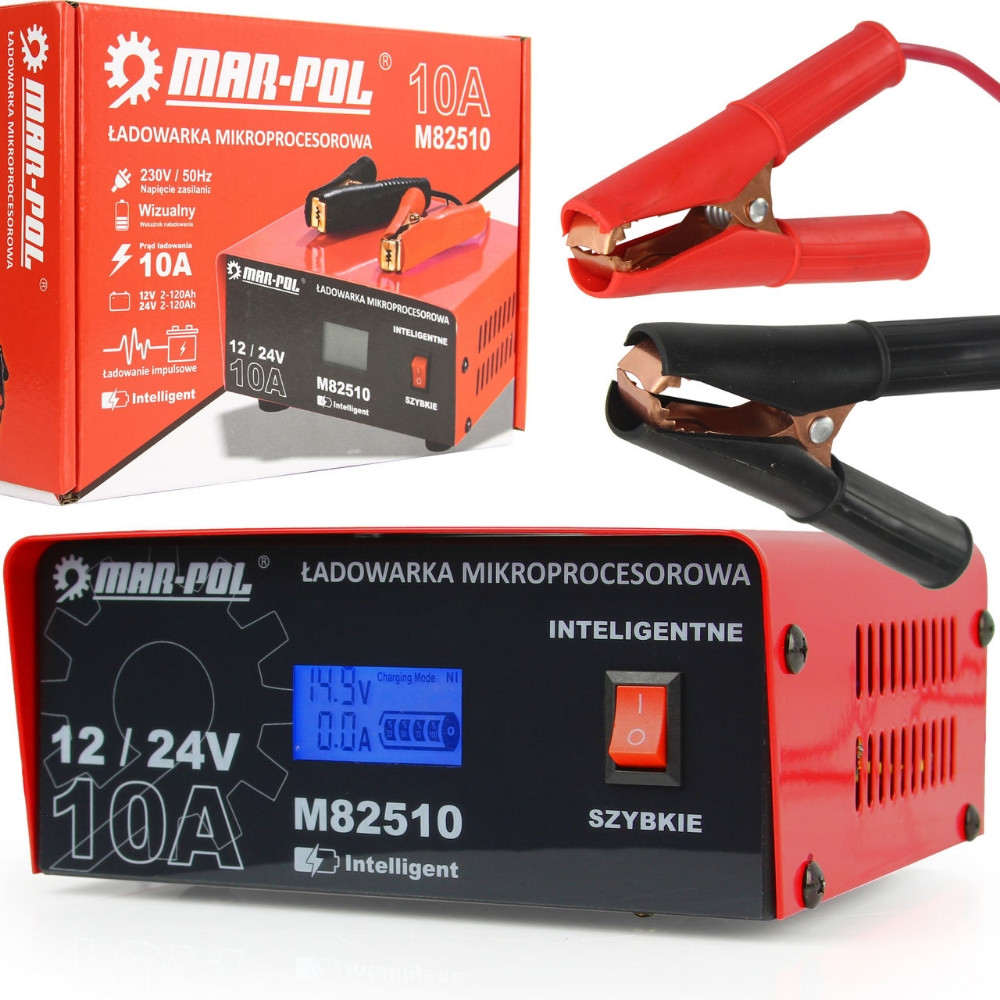 MIKROPROCESORSKI ISPRAVLJAC/PUNJAC  12/24V 10A