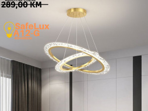 Luster visilica SafeLux A12-G Zlatna