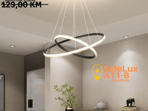 Luster visilica SafeLux A11-B Crna