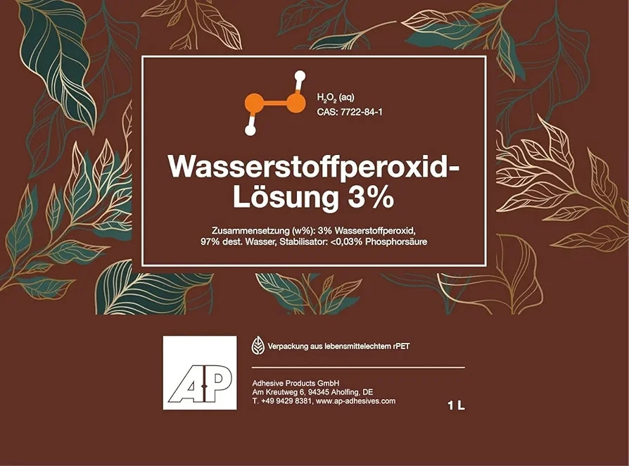 Otopina hidrogen peroksida 3%, 1 l, kvaliteta: Pure (purum)